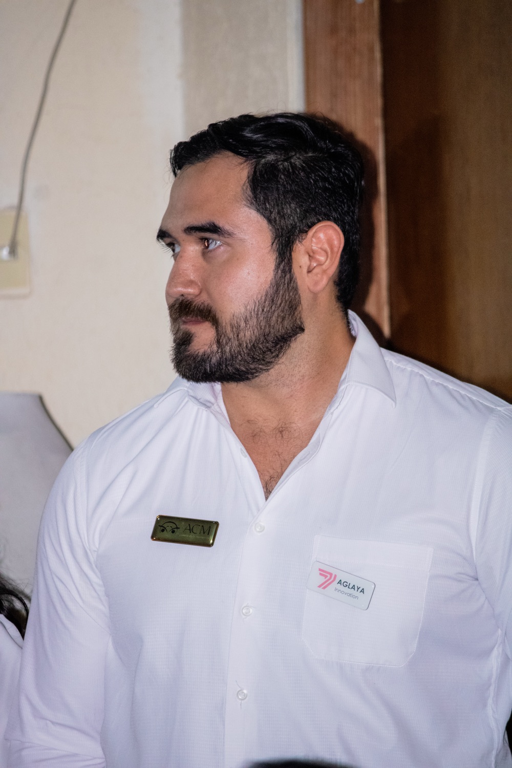 Antonio González Castro durante un evento